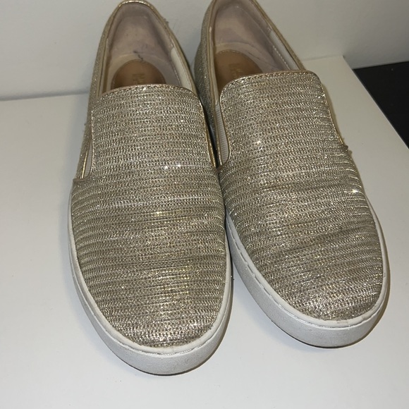 Michael Kors Keaton Glitter Chain Mesh Slip-On Sneaker - Size 6.5 - Picture 6 of 6